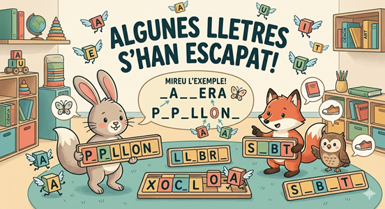 ALGUNES LLETRES S'ESCAPEN!